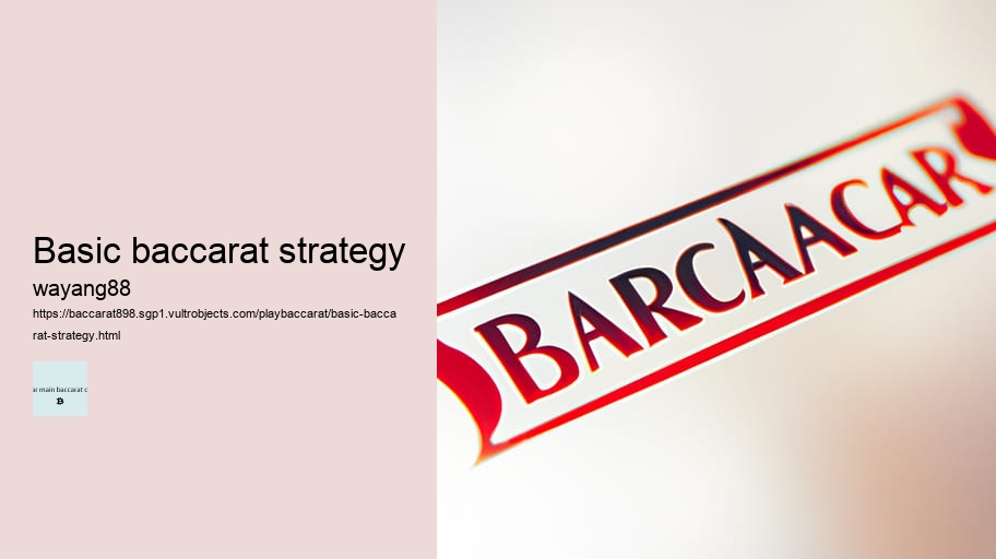 basic baccarat strategy