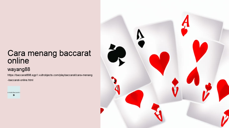 cara menang baccarat online